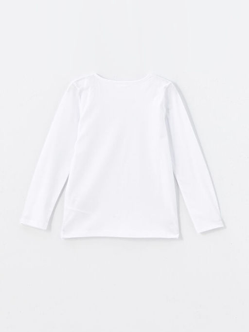 Bisiklet Yaka Uzun Kollu K?z ?ocuk Pijama Tak?m?