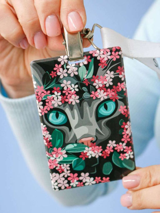 Держатель для карт Green eyes (6,5 х 10,4 см)