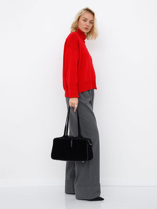 Сумка 8586F black Polina&Eiterou