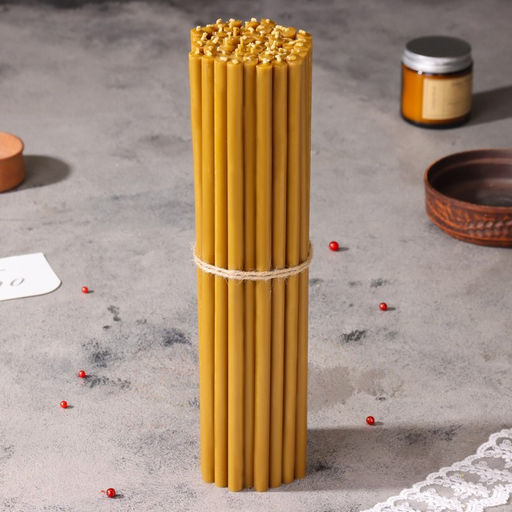 Церковная свеча из воска №20, темный натуральный, 1кг - Simaland фото 3