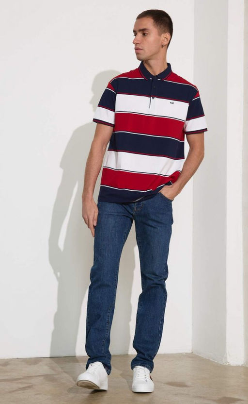 Футболка-поло F411-07-5199 red - Fine joyce фото 10