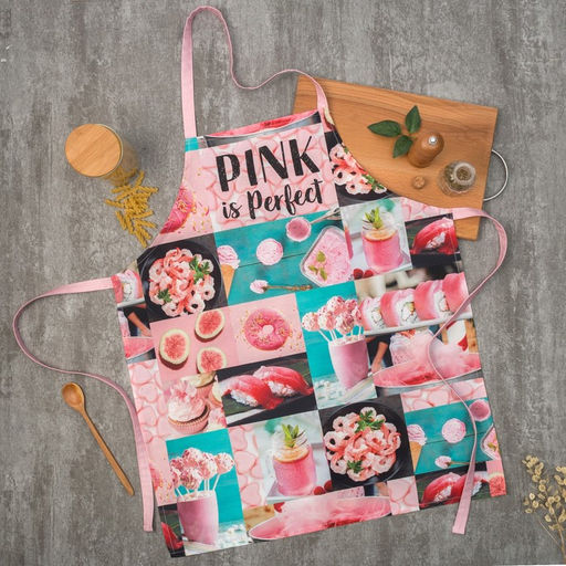 Фартук Этель PINK 70×60 см, 100% хлопок, саржа 190 гр/м²