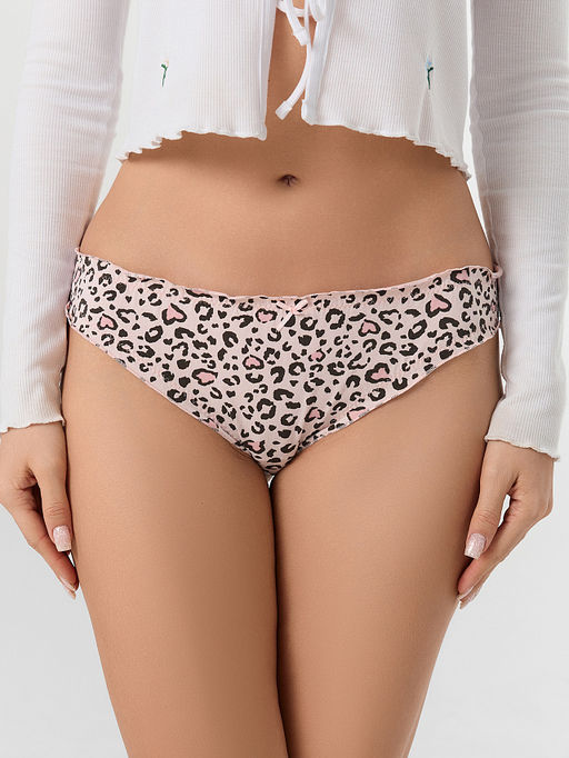 Цена за 2 штуки! Трусы слипы женские с леопардовым принтом - Mark formelle фото 2