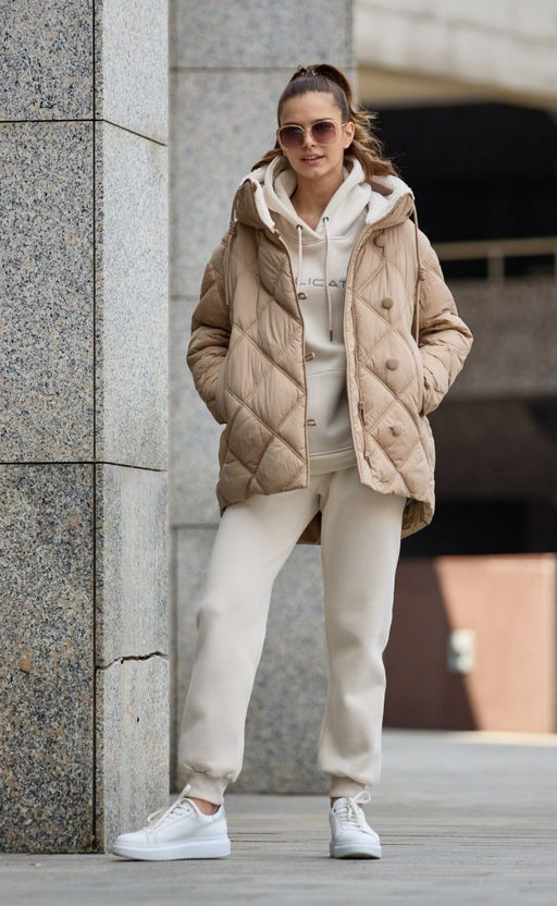 Куртка SCW-JW360-C абрикосовый - Fine joyce фото 5