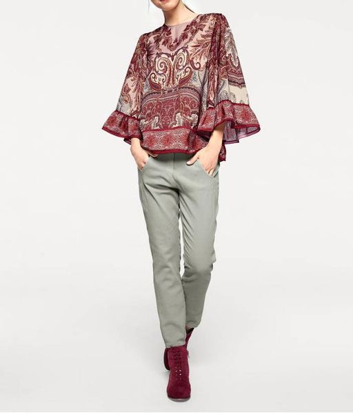 Блузка, пестрая - Linea tesini фото 5