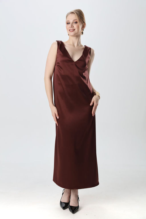 Платье NIKVA н1014-7 махагон  фото 2