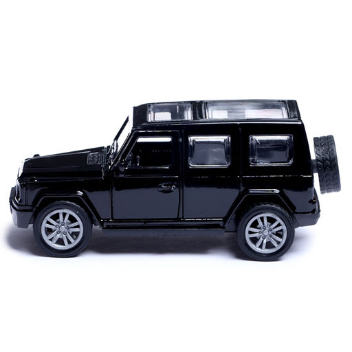 Машинка металлическая «Крузер», 1:48, инерция, открываются двери, цвет чёрный