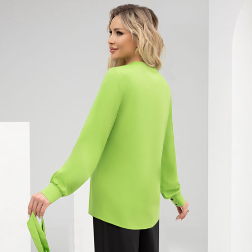 Блуза Твой личный манифест (сочное яблоко, с поясом) - Charutti фото 5