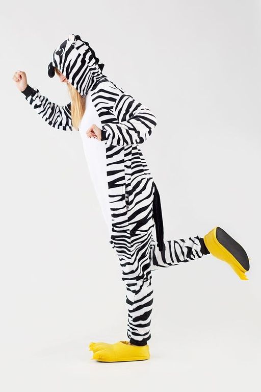 Пижама кигуруми Зебра