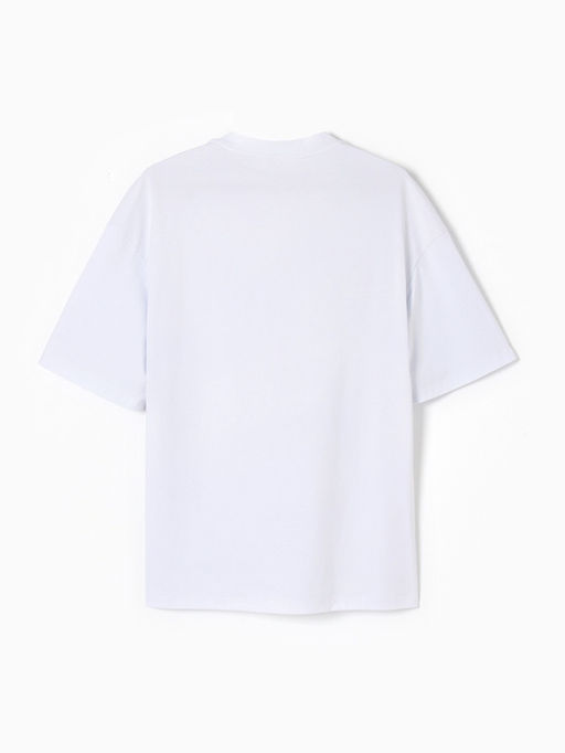 Футболка мужская MINAKU OVERSIZE FIT, размер 54, белая