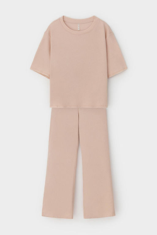 Е 20150/нюдовый беж пижама жен