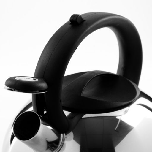 352-1 Чайник со свистком 3 л нерж/ст/пластик (х12) - Mayer&boch фото 2