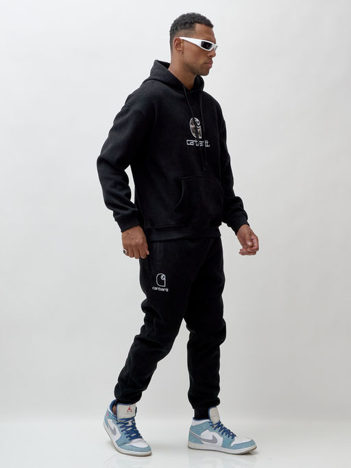 на флисе Спортивный костюм демисезонный черного цвета - Mtforce фото 5