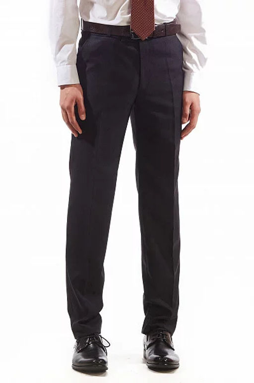 Брюки для мальчика, полуприлегающий (черный)