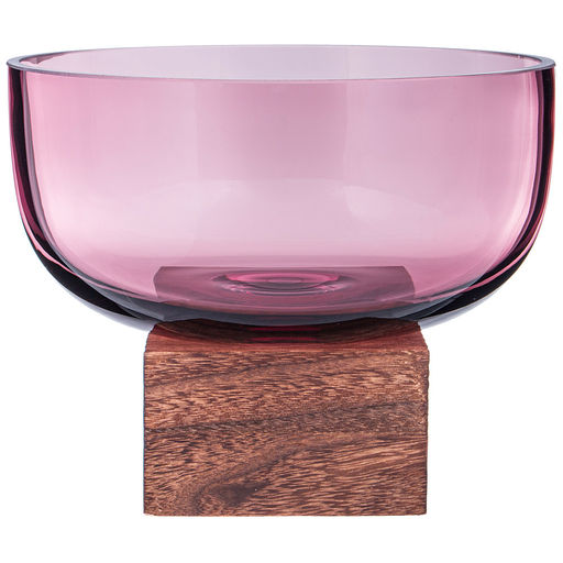 ВАЗА WOODY PURPLE 20*20*16 CM