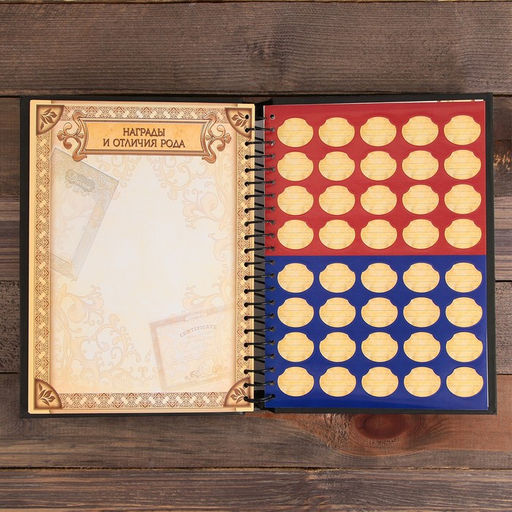 Родословная книга Книга семьи, 30 листов, 24,5 х 29,2 см - Семейные традиции фото 18