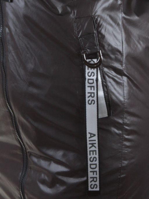 19158 BLACK Куртка удлиненная женская Aikesdfrs - Fashion фото 5