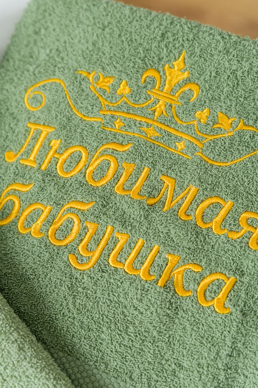 14419/5 Любимая бабушка полотенце махровое плотность 400гр