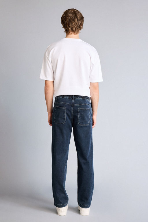 Yumu_ak Dokulu Wide Leg Jean Pantolon - Defacto фото 5
