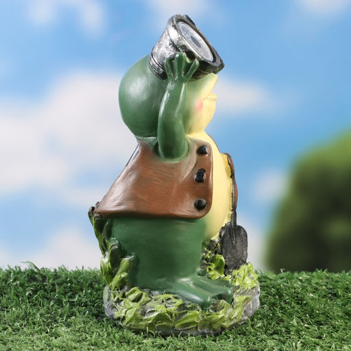 Садовый фонарь Лягушонок с биноклем 7х8х15см - Take it easy фото 6