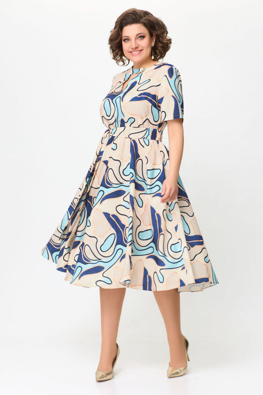 Блуза Swallow 803.2 черный+серебряный узор фото 1113