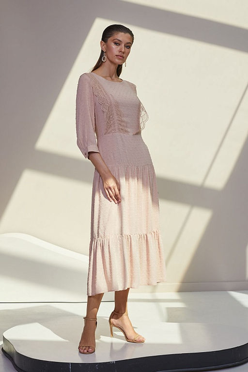 Платье 61709-2 Бежевый