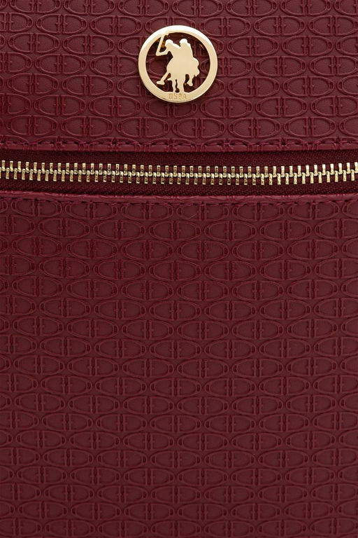 Женская бордовая сумка через плечо - U.s. polo assn фото 6