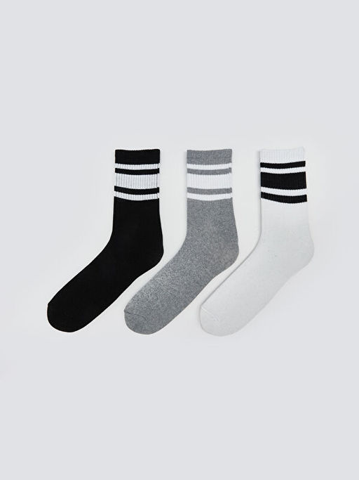 ?izgili Erkek Soket ?orap 3l?