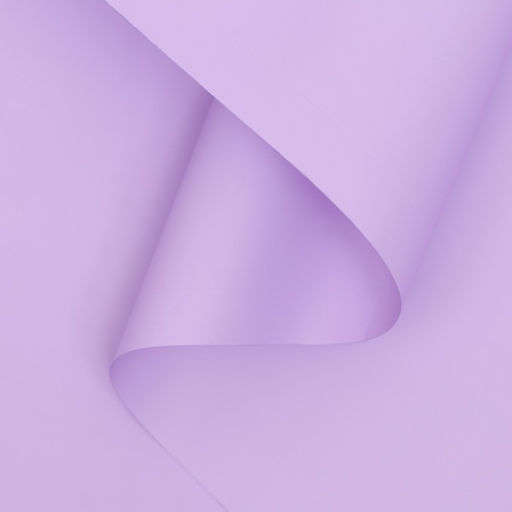 Плёнка матовая 0,5 x 10 м 65 мкм, пастельная серия, светлая сирень - UPAK LAND фото 2