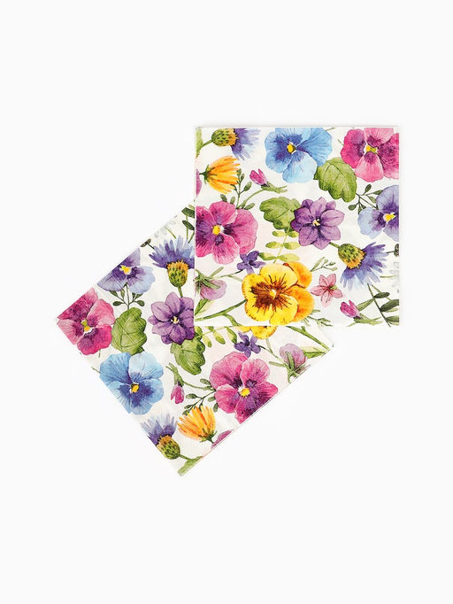 Цена за 2 шт. Салфетки бумажные двухслойные «Полевые цветы», 33 х 33, 12 шт