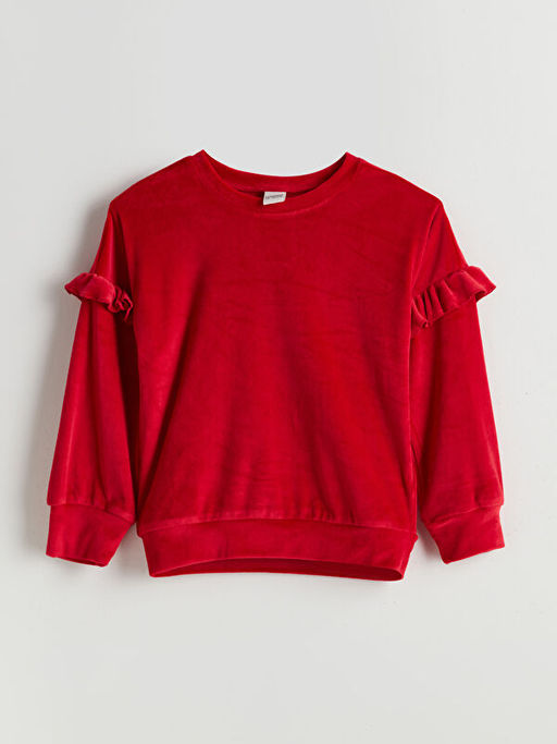 Bisiklet Yaka K?z ?ocuk Pijama Tak?m?