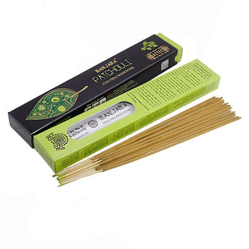 Благовония BANJARA ETNO Patchouli Super Premium качество светлые пыльцовые 15гр 10палочек
