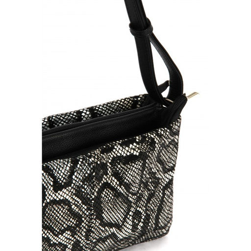 Сумка женская натуральная кожа ADEL-72 (отделка - ИСК/КОЖА), 3отд, плечевой ремень, питон 262932 - Adelia фото 3