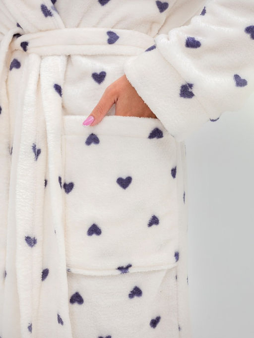 Халат женский арт. Х-63 Велсофт Сердце - Милана фото 7