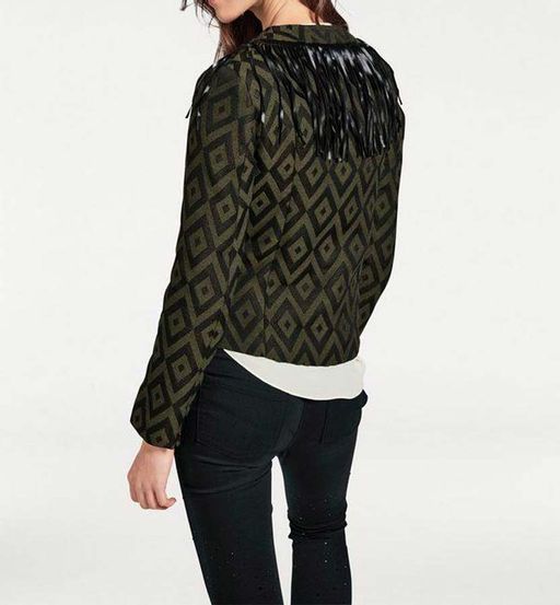 Блейзер, оливково-черный - Ashley brooke фото 4