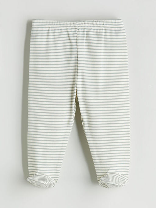 Erkek Bebek ?izgili Patikli Pantolon