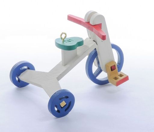 Елочная игрушка - Детский велосипед 1013 Classic Blue Wheels - Idh фото 4