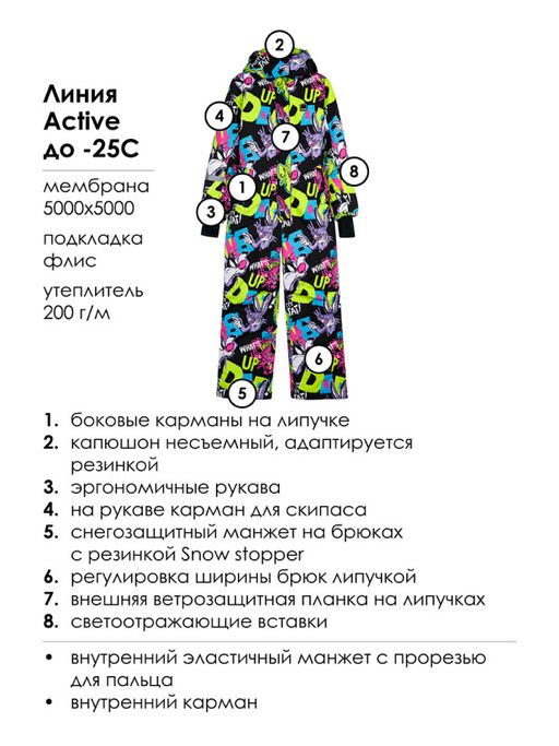 PlayToday / Комбинезон зимний для девочки  фото 5