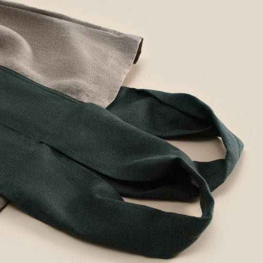 Сумка шоппер с ручками SL HOME Linen shopper, 50?50 см, 100% лён, 200 г/м2