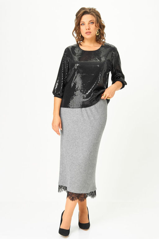 Блуза ANDINA CITY 3017-25 черный