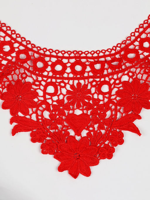 Карнавальный набор «Девица-красавица»: воротник, баска с клубникой