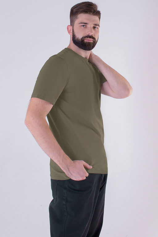Арт. 67114/3 Футболка мужская 48-58 (6 шт) Цвет:хаки - Идеал фото 4