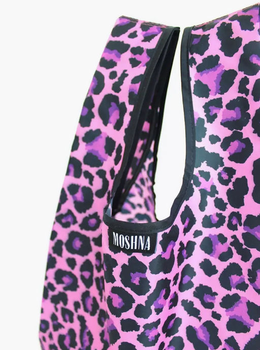 Мод.3, Майка маленькая Принт (SS3pr). Леопард, фиолетовый - Moshna фото 3