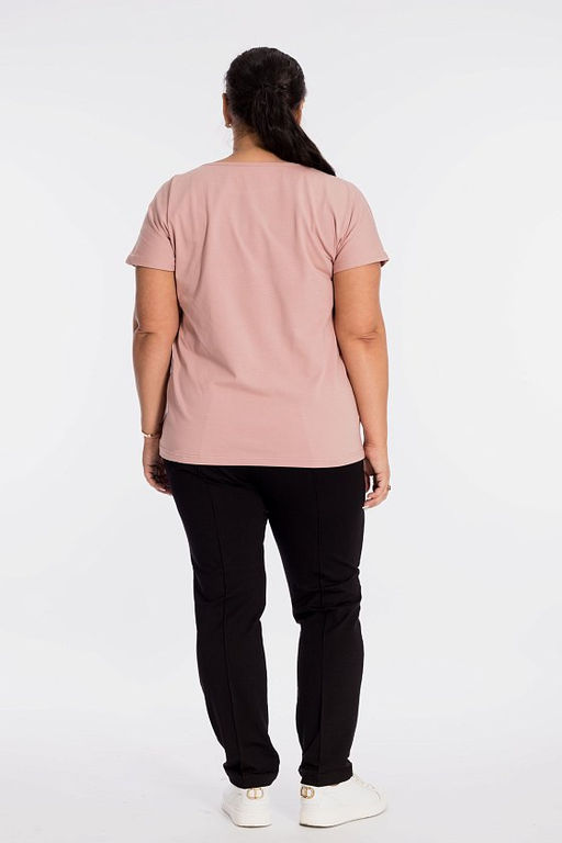 Футболка М322120Пв Сухая роза - Елена фото 4