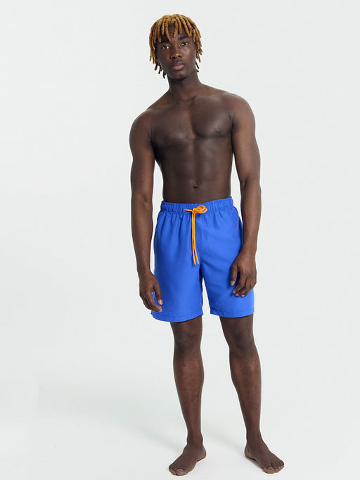 Шорты мужские спортивные в синем цвете - Mark formelle фото 4