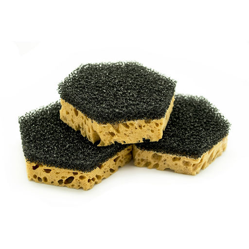 за 2 упаковки CELESTA Губки для мытья посуды в вакуумной упаковке, 6шт  фото 7