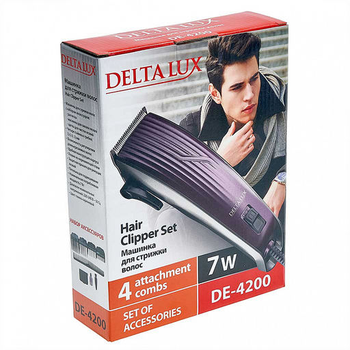 Машинка для стрижки DELTA LUX 7Вт, арт. DL-4200