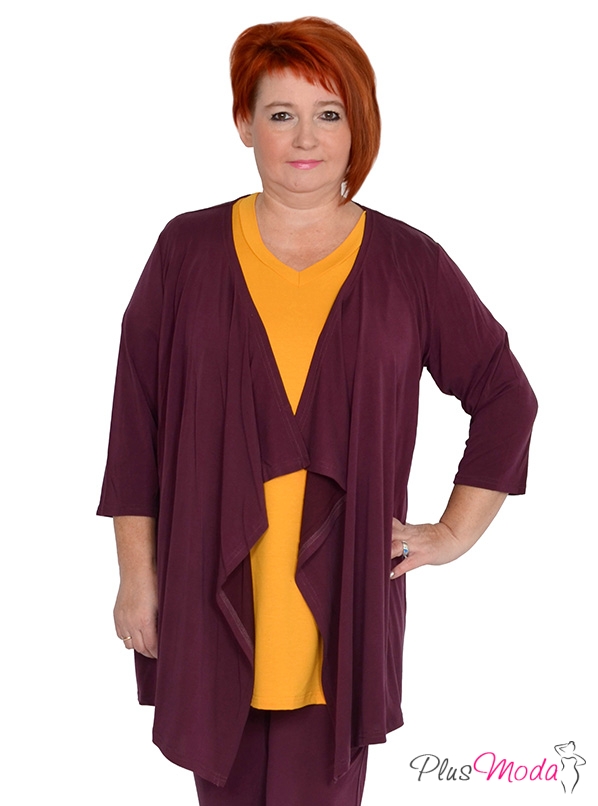 Кардиган Модель №1143 размеры 44-84 - Plusmoda фото 2