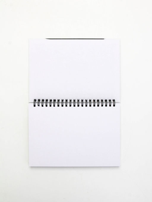 Скетчбук в твердой обложке на гребне А5 80 л 100 г/м "Котик"