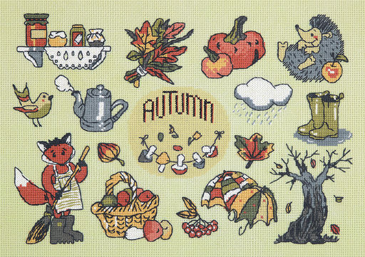 Набор для вышивания PANNA CE-1974 Осень в кармане 31 х 23 см